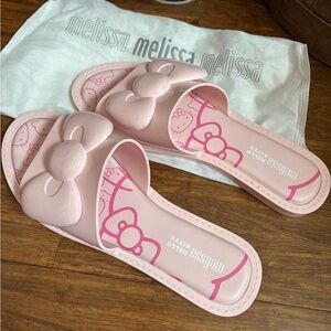 Melissa Women’s Hello Kitty bow slides